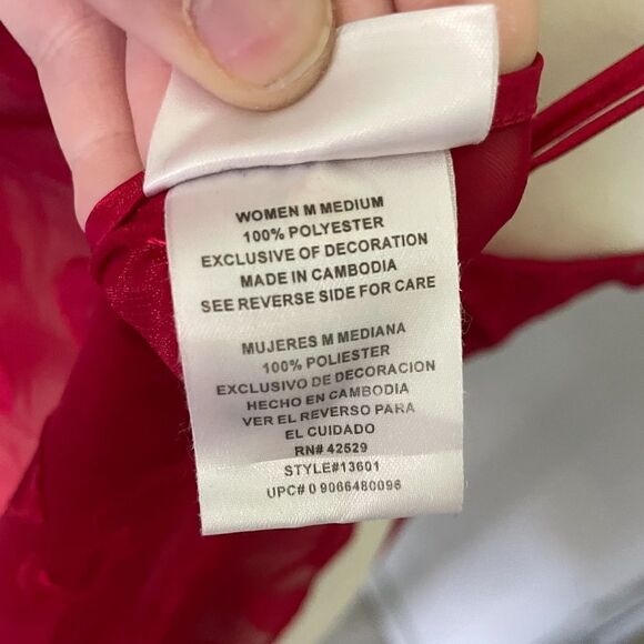 NWOT Secret Treasures Sexy Red Teddy - M - Picture 6 of 7